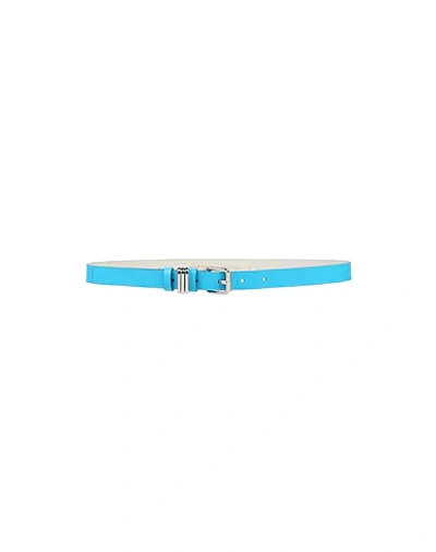 Shop Ottod'ame Belts In Turquoise