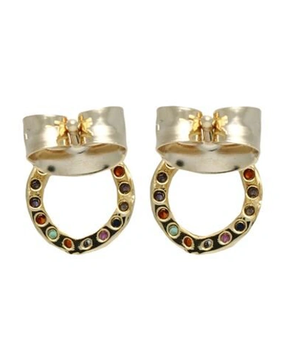 Shop Estella Bartlett Multi Cz Circle Woman Earrings Gold Size - Metal, Cubic Zirconia