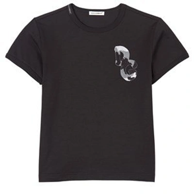 Shop Dolce & Gabbana Black Branded T-shirt