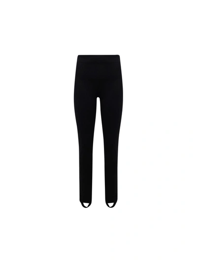 Shop Prada Pants In Nero