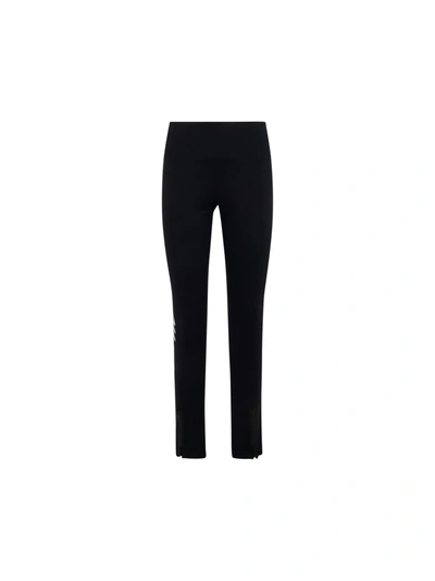 Shop Off-white Leggins In Black White