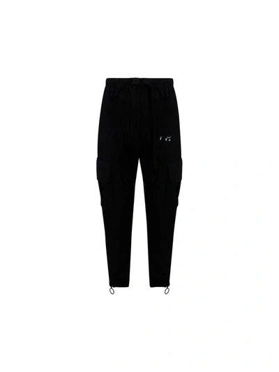 Shop Off-white Pants In Black Whit