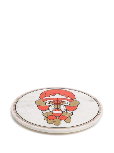 Editions Milano Marblelous Ix Plate (32cm) In White