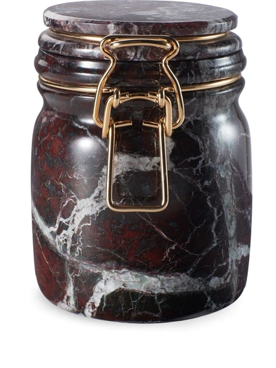 Shop Editions Milano Miss Marble Storage Jar (12cm) In Red