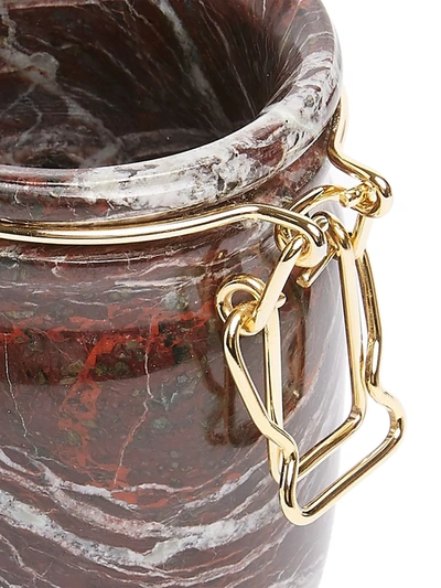 Editions Milano Miss Marble Storage Jar (12cm) In Red