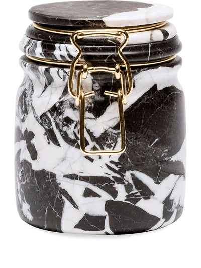 Editions Milano Miss Marble Grand Antique Jar (12cm) In Black