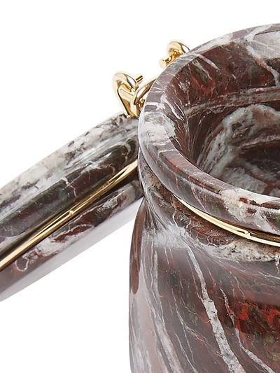 Editions Milano Miss Marble Storage Jar (12cm) In Red