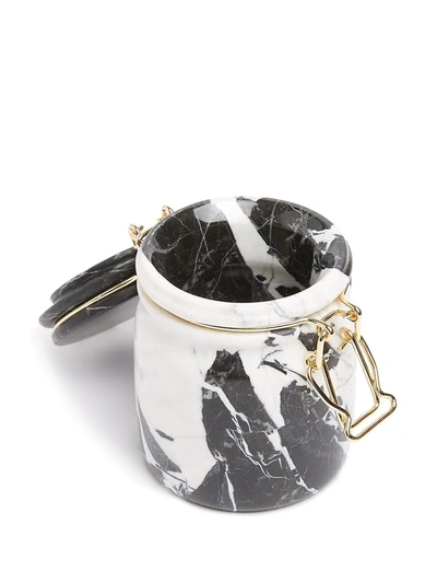 Editions Milano Miss Marble Grand Antique Jar (12cm) In Black