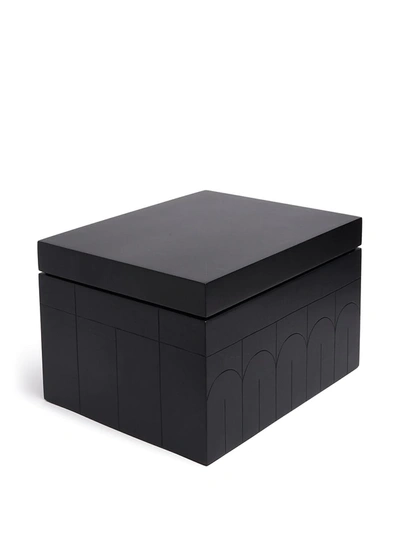 Zanat Branco Storage Box (38cm) In Black