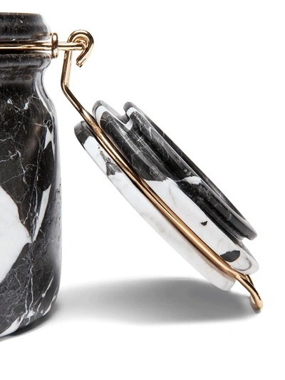 Editions Milano Miss Marble Grand Antique Jar (12cm) In Black