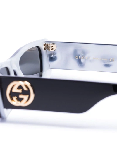 Gucci Gg0516s Rectangular-frame Sunglasses In Black