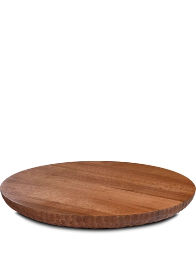 Shop Zanat Touch Food Platter (40cm) In Brown