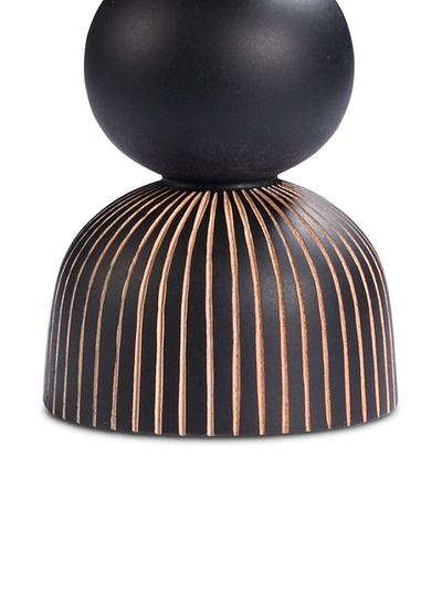 Zanat Aurora Candleholder (19cm) In Black