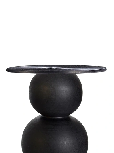 Shop Zanat Aurora Candleholder (14cm) In Black