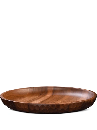 Shop Zanat Touch Bowl (26cm) In Brown