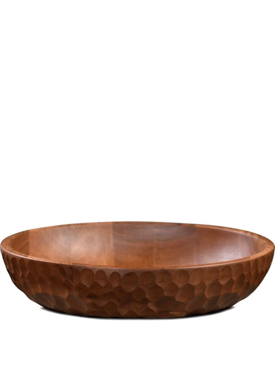 Shop Zanat Touch Bowl (23cm) In Brown