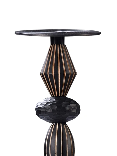 Shop Zanat Play & Burn Candleholder (28cm) In Black