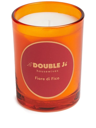 Shop La Doublej Fiore Del Fico Scented Candle (200g) In Orange