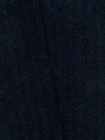 Altea Two-tone Mid-length Socks In Blue