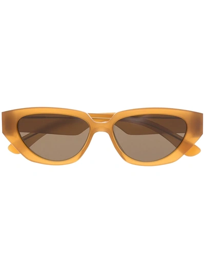 Shop Mykita Cat-eye Sunglasses In Brown