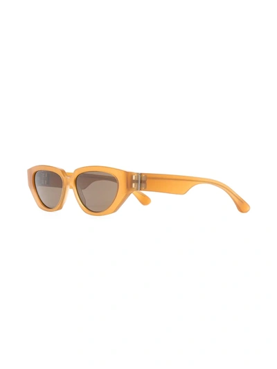 Shop Mykita Cat-eye Sunglasses In Brown