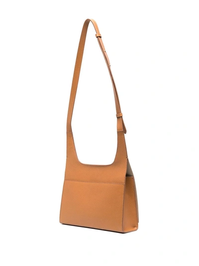 Shop Aesther Ekme Messenger Shoulder Bag In Brown