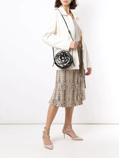 Valentino Garavani 03 Rose Edition Atelier Round Cross-body Bag In Black