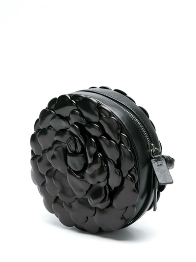 Valentino Garavani 03 Rose Edition Atelier Round Cross-body Bag In Black