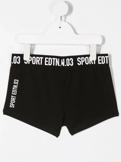 Shop Dsquared2 Logo-tape Sports Shorts In Black