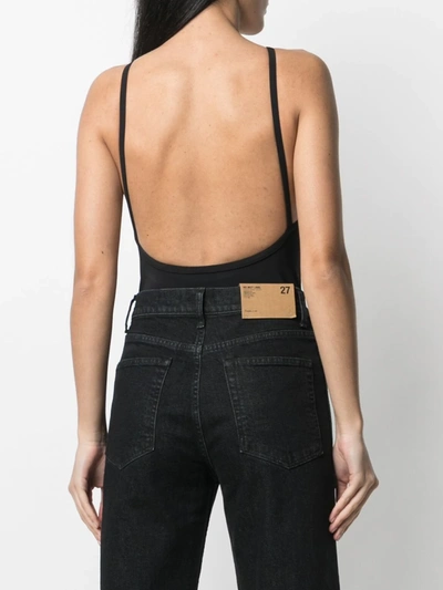 Shop Alyx Open-back Buckle-detail Bodysuit In Black