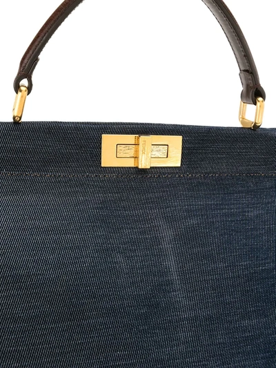 Pre-owned Fendi Peekaboo 2way Bag In Blue