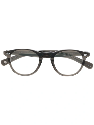 Shop Garrett Leight Hampton Glasses In Grau
