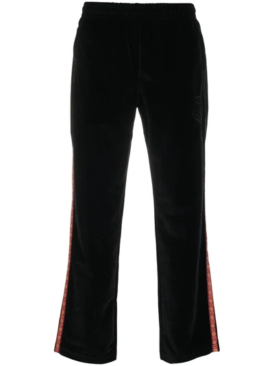 Shop Billionaire Boys Club Heart & Mind Velvet Track Pants In Black