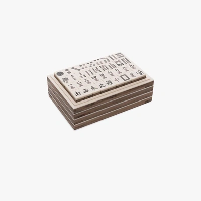 Shop Brunello Cucinelli White Mahjong Set