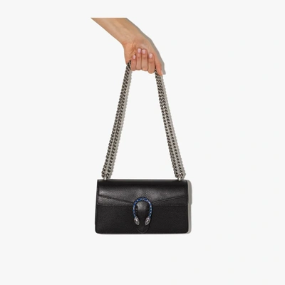 Gucci Black Dionysus Leather Shoulder Bag In Nero,electric B | ModeSens