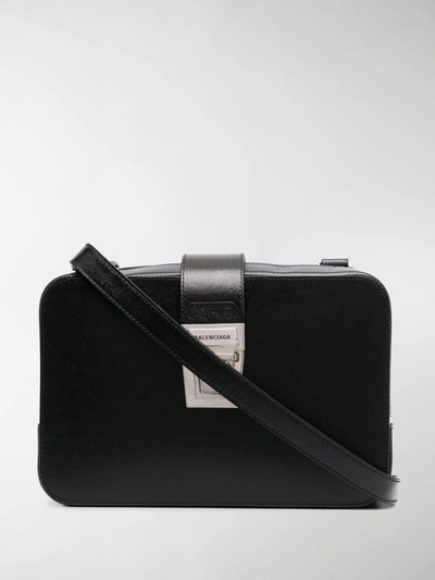 Shop Balenciaga Tuck-lock Shoulder Bag In Black