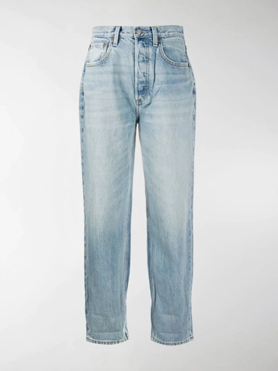 Shop Boyish Denim Baggy Fit Jeans In Blue