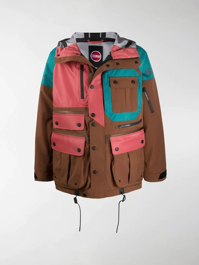 Shop White Mountaineering X Colmar Age Field Jacket In Brown