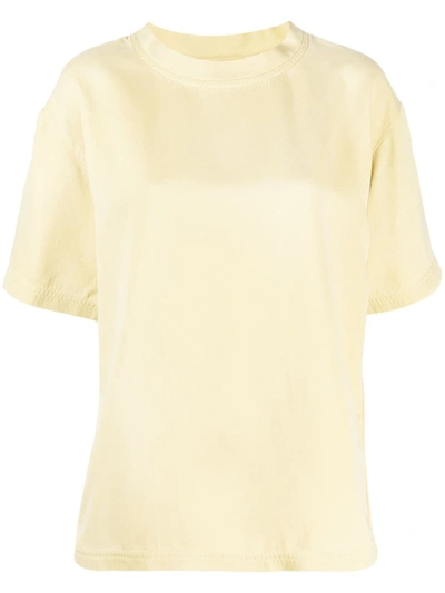 Shop Bottega Veneta T-shirt In Yellow & Orange