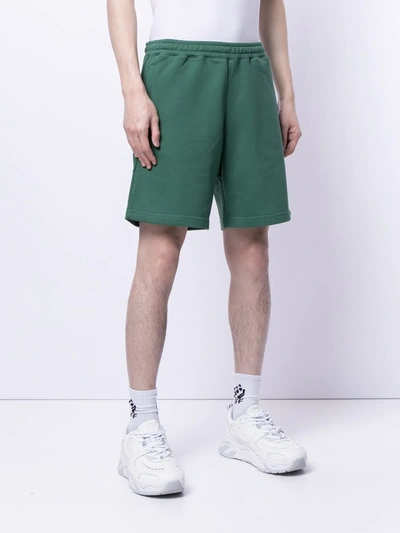 Shop Kenzo Logo-print Track Trousers In Green
