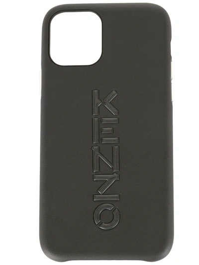 Shop Kenzo Iphone Pro Logo Cover In Black