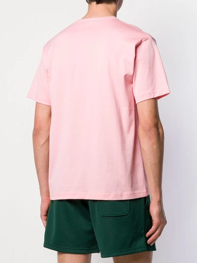 Shop Acne Studios Nash Face T-shirt In Pink