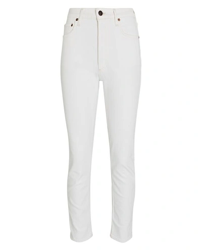 Shop Agolde Nico High-rise Skinny Jeans In Untitled