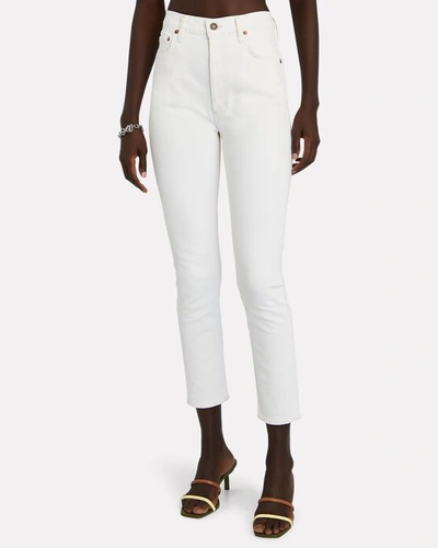 Shop Agolde Nico High-rise Skinny Jeans In Untitled