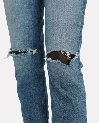 Shop Grlfrnd Karolina Distressed High-rise Jeans In What Is Life