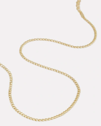 Shop Argento Vivo Curb Chain Necklace In Gold