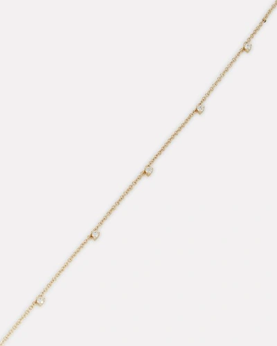Shop Ef Collection Prong Set Diamond Necklace In Gold