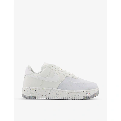 Nike Air Force 1 Crater Recycled Sneakers In Summit White-neutral | ModeSens