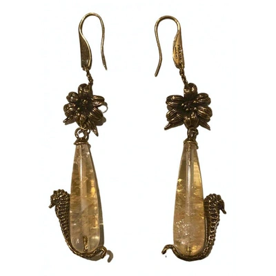 Pre-owned Prada Gold Metal Earrings