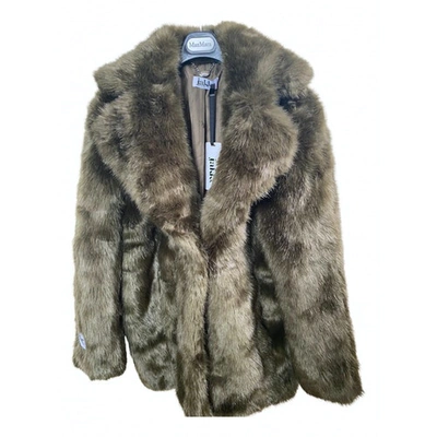 Pre-owned Topshop Faux Fur Coat In Other